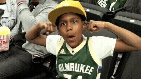 yell lets go GIF by Milwaukee Bucks