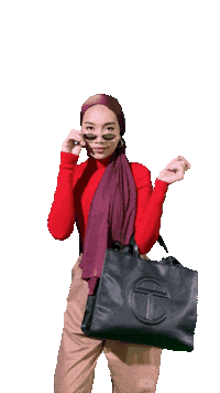 Over It Handbag Sticker by Yuna