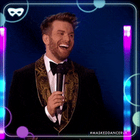 Joel Dommett Laugh GIF by The Masked Singer UK & The Masked Dancer UK