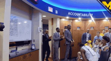 Go Blue College Basketball GIF by Michigan Athletics