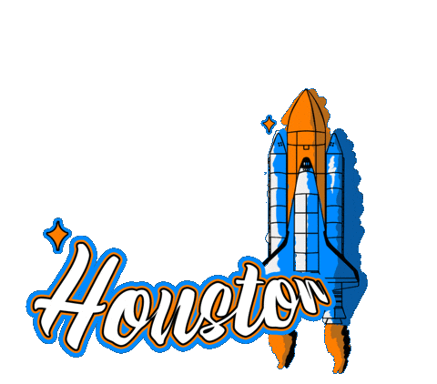 Space City Nasa Sticker