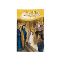 Holiday Gold Sticker