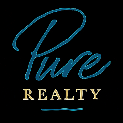 purerealtymarketingdept giphygifmaker pure realty water logo GIF