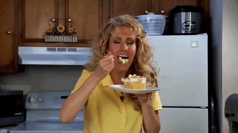 Food Reaction GIF by Amy Lynn's Kitchen