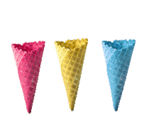 thecreameryeg fun ice cream cones ice cream cones Sticker