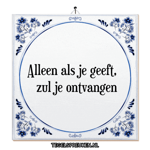 Trots Ondersteuning Sticker by Tegelspreuken.nl