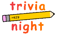 Trivia Night Sticker by Troupe429