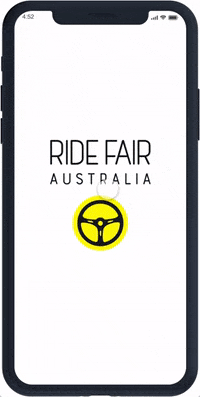 ridefair mobile design iphone sydney GIF