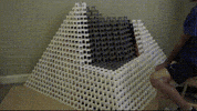 pyramid fail GIF