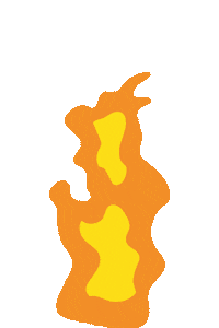 Fire Flames Sticker by Sanden Treningssenter
