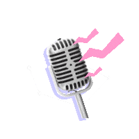 Radio Sing Sticker by Chantal Caduff