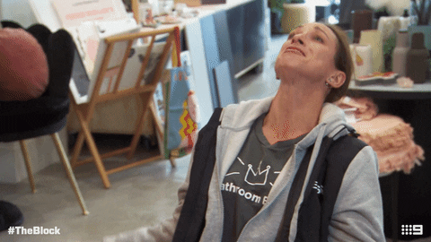 Channel 9 Blockhead GIF by The Block