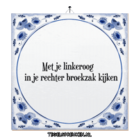 Nl Verward Sticker by Tegelspreuken.nl