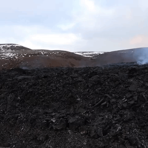 Lava Flows From Iceland Volcano Almost Two Weeks After First Eruption