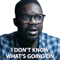 Confused Jovan Adepo Sticker by NETFLIX