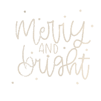 Christmas Lettering Sticker