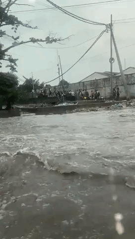 Dozens Reported Killed as Torrential Rain Floods Kinshasa
