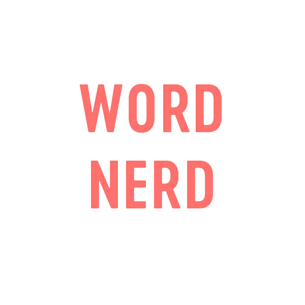 TheTypeSetCo giphyupload nerd word typeset GIF