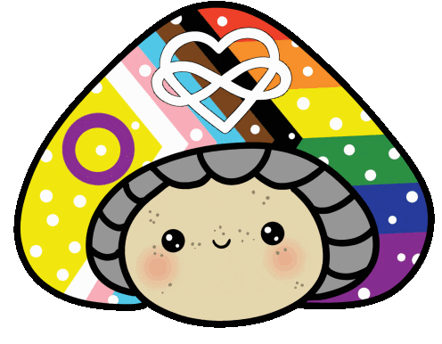 Rainbow Love Sticker by Strejfer