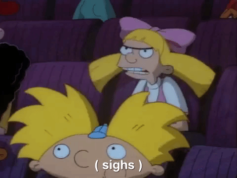 hey arnold nick splat GIF
