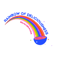 Rainbow Love Sticker by SuncoreFoods