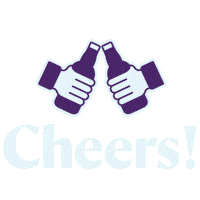 Cheers Salud Sticker by Yimbo