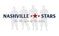 NashvilleStarsBaseball baseball stars league nashville Sticker
