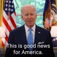 This is good news for America.