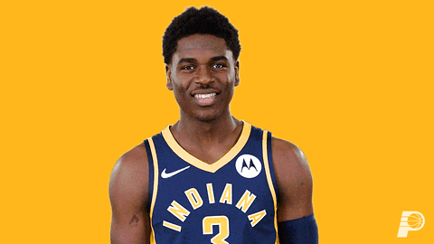 Happy Aaron Holiday GIF by Indiana Pacers