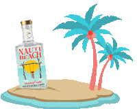 Summer Beach Sticker by Drink Nauti