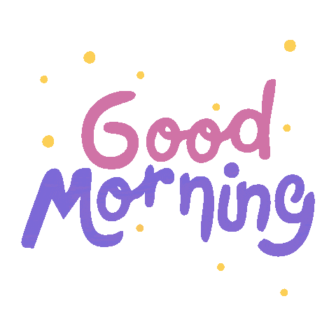 Good Morning Sticker by MCD Studio