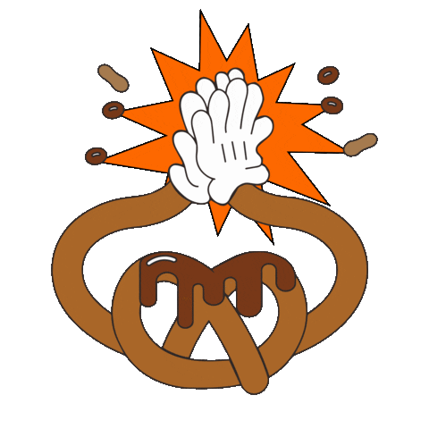 High Five Pretzel Sticker by Jeni's Splendid Ice Creams