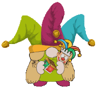 April Fools Day Gnome Sticker