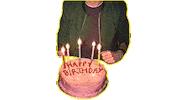 happy birthday cake Sticker by Bastille Dan
