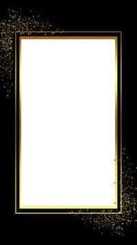 Gold Frame Sticker by Kimbestyle