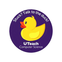 Computer Science Duck Sticker by UTeach Institute