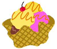 Ice Cream Chocolate Sticker