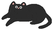 Black Cat Sticker