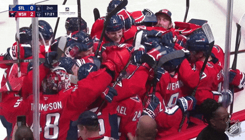 Happy Washington Capitals GIF by NHL