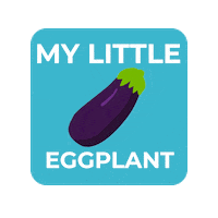 BabyCenter mom pregnant pregnancy eggplant Sticker