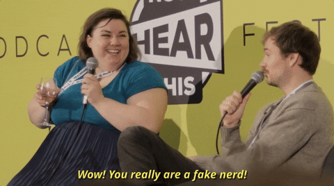 nerd wow GIF by Now Hear This podcast Festival