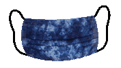 mybarriere blue mask coronavirus covid-19 Sticker