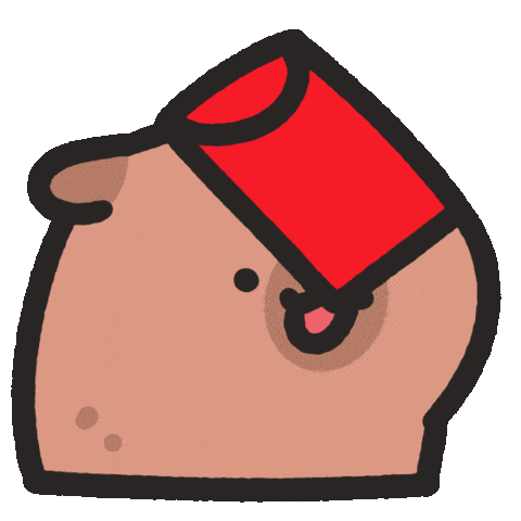 新年 Capybara Sticker by sansanplanet