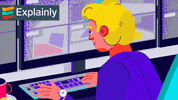Explainly art animation work color GIF