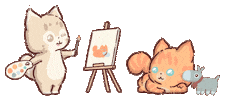 Cat Hello Sticker
