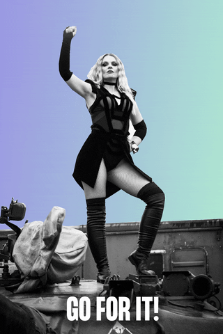 Wonder Woman Yes GIF by KARO GLAZER