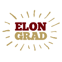 Graduation Sticker by Elon University