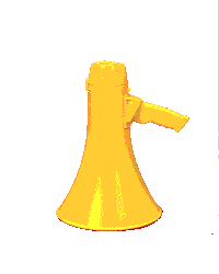 GlowChurch yellow glow spin announcement Sticker
