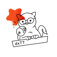 Devexperts cat tech speaking public speaking Sticker