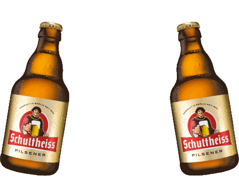 SchultheissPilsener giphyupload berlin bier prost Sticker